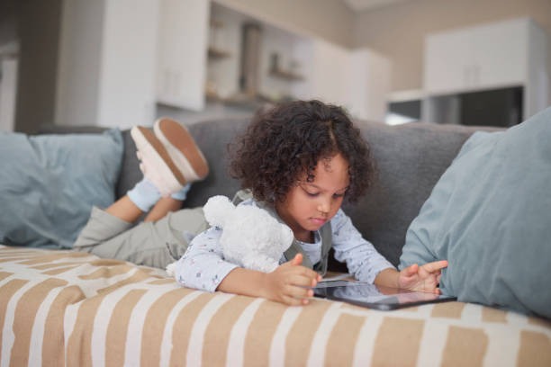 child on a tablet